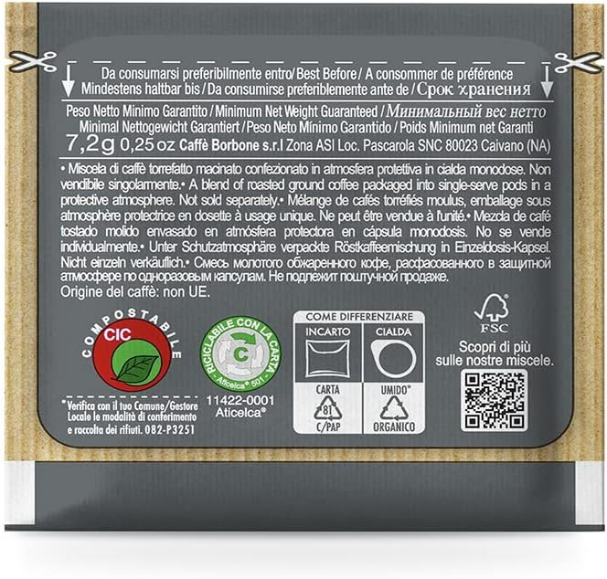 Caffe Borbone ESE Coffee Pods - Miscela Nera (150 Pods) - Image 3